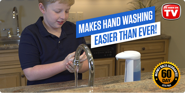 Sonic Soap Makes Hand Washing Easier Than Ever!